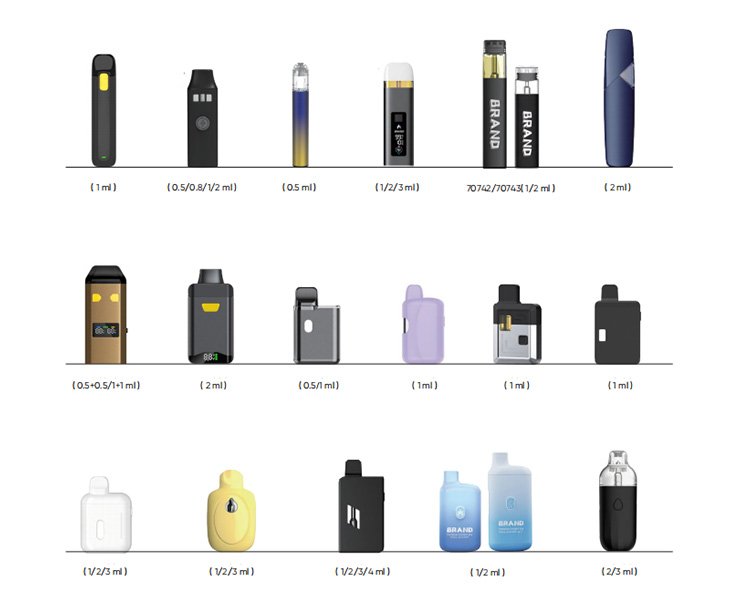Complete Vape Pens Range
