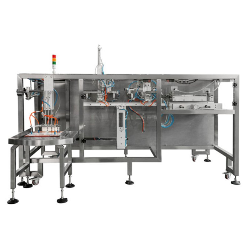 2 cannabis Flower packaging machine Three-station bag feeder