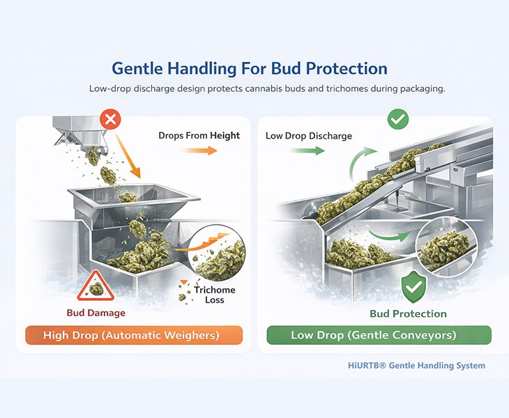 3 Gentle Handling Design for Cannabis Flower Protection
