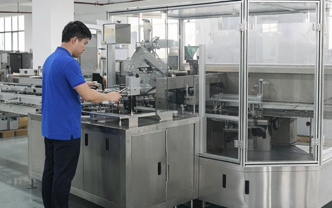 hiurtb pre-roll packaging machine factory workshop