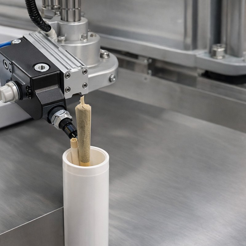 hiurtb pre-roll packaging machine tube loading