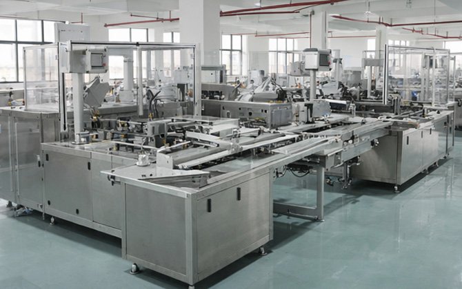 hiurtb pre-roll packaging machine prodduction floor