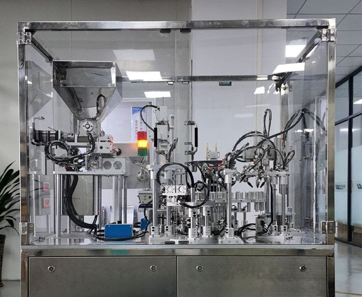 automated cone filling machine