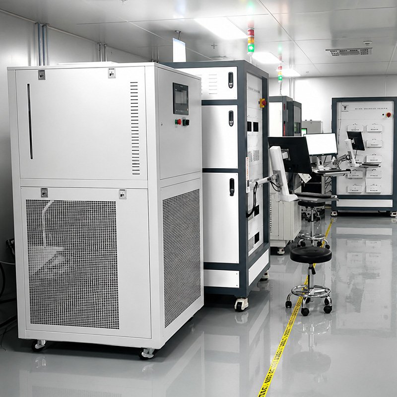 HiURTB extraction chiller factory testing room