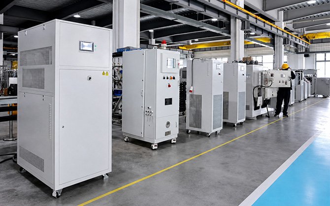 HiURTB extraction chiller manufacturing workshop testing