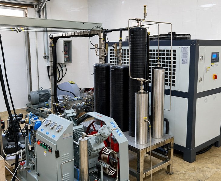 co2 supercritical extraction Chiller HiURTB