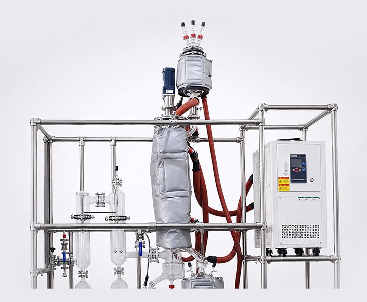 Feed Tank → Metering Pump → Heated Feed Line → Evaporator Feed Inlet