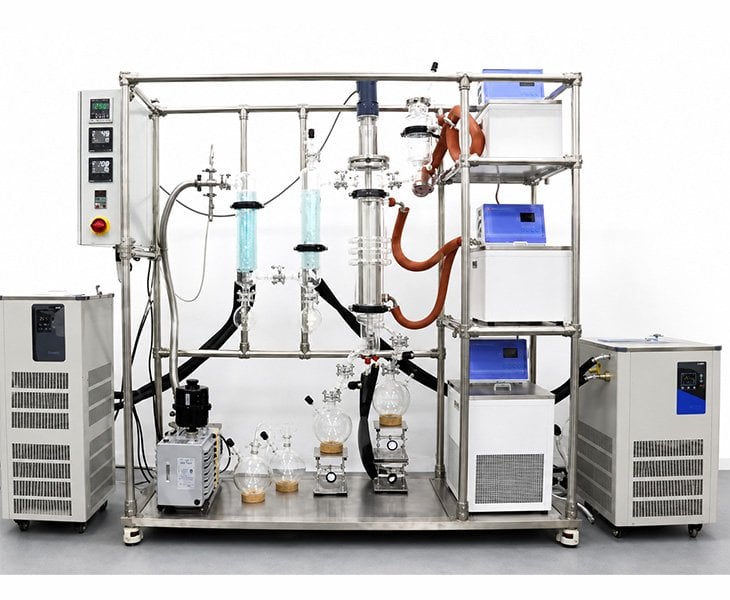 Stabilize Vacuum and Condensation cannabis distillation equipment