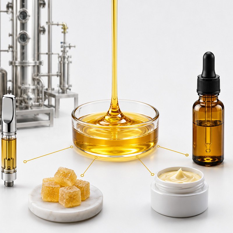 Universal base distillate for multiple end products