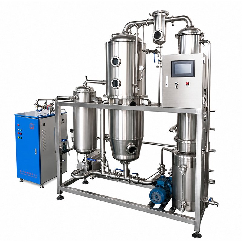 industrial single effect ethanol recovery system