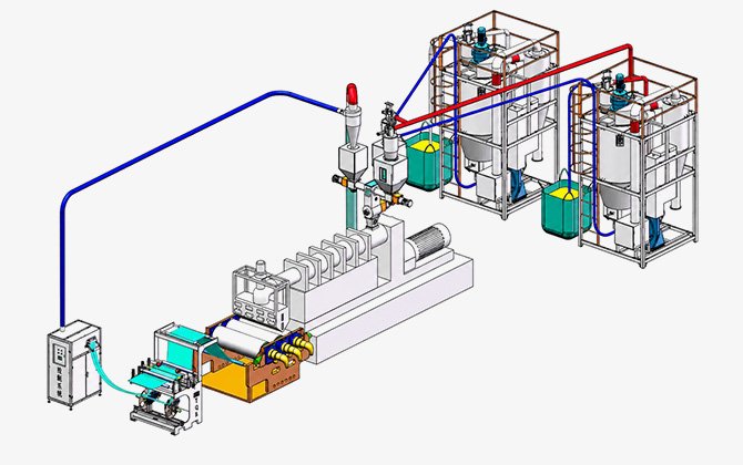 crystallization equipment system layout
