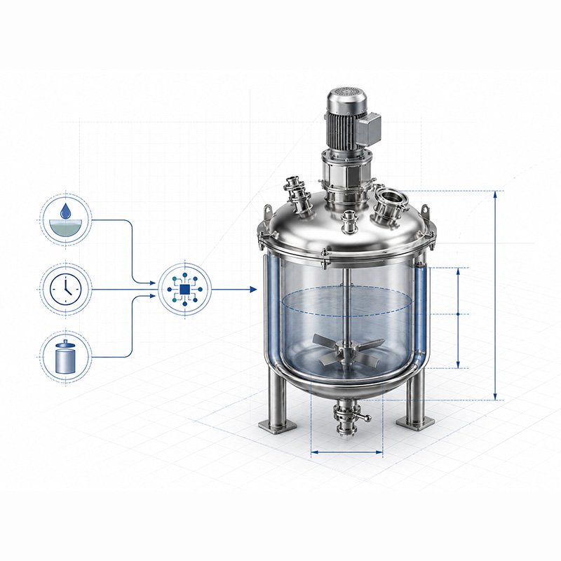 Process-Oriented Engineering Customized Reactor Sizing